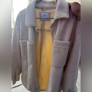 Mens Bershka Full Sherpa Jacket